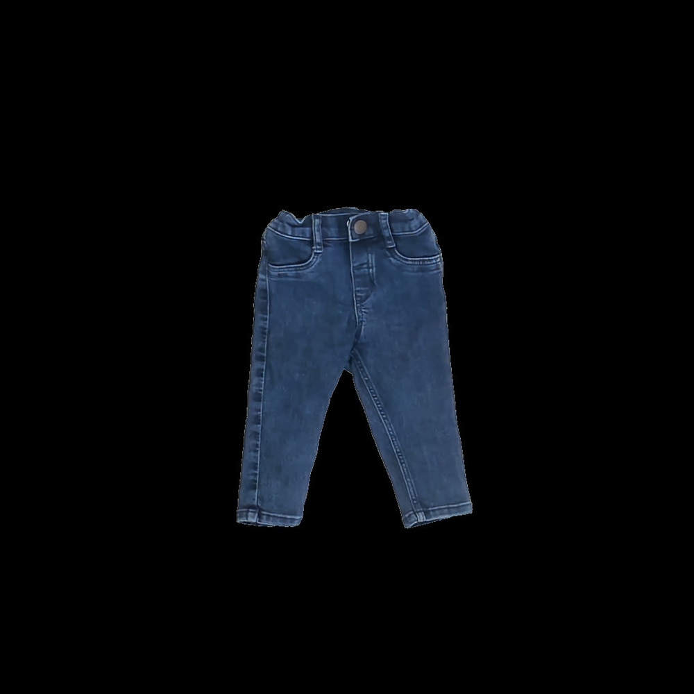 H&M Girls Dark Blue Jeans size: 9 Months